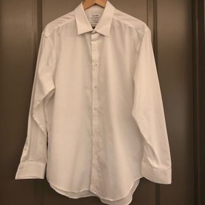 Calvin Klein Slim Fit Button Down Dress Shirt
